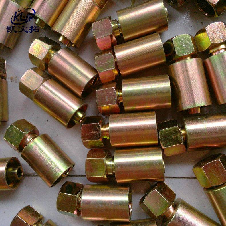 长期供应卡套式胶管接头 液压管件胶管接头 液压胶管过渡接头