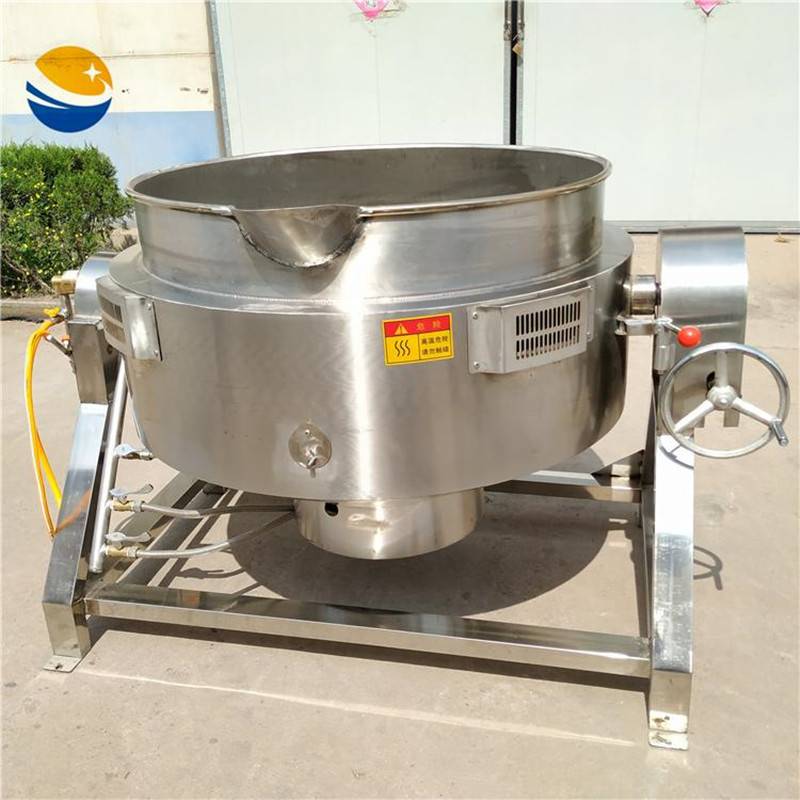 卤制品加工全套设备 商用卤熟食锅 大型不锈钢可倾斜式摇摆熬汤锅