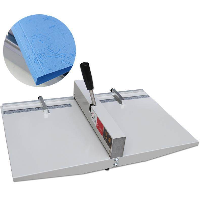 DC-12B桌面360毫米14英寸手动折纸机折纸机 压翻书线 实线压痕机