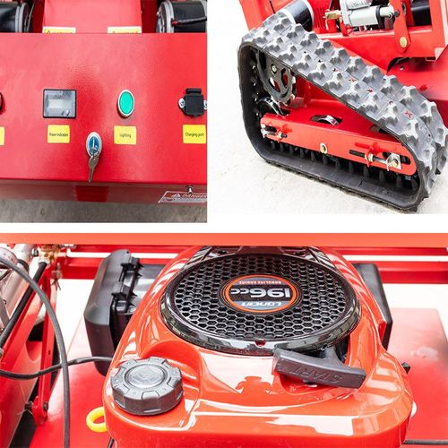 遥控割草机 全自动果园农场杂草清理履带式割草机草坪修剪割草机