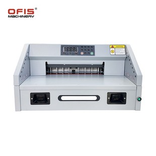 A4电动切纸机330mm标书图文广告厚层数显桌面式 自动推纸裁纸机