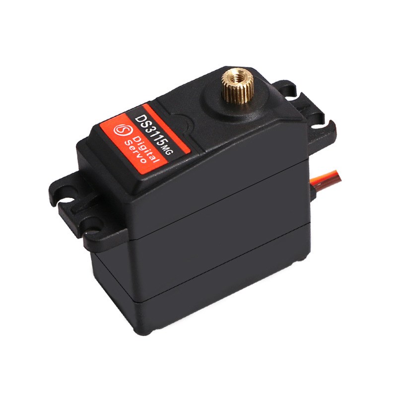 达盛DS3115舵机金属齿轮大扭力单轴15KG舵机车模航模机器人螺丝