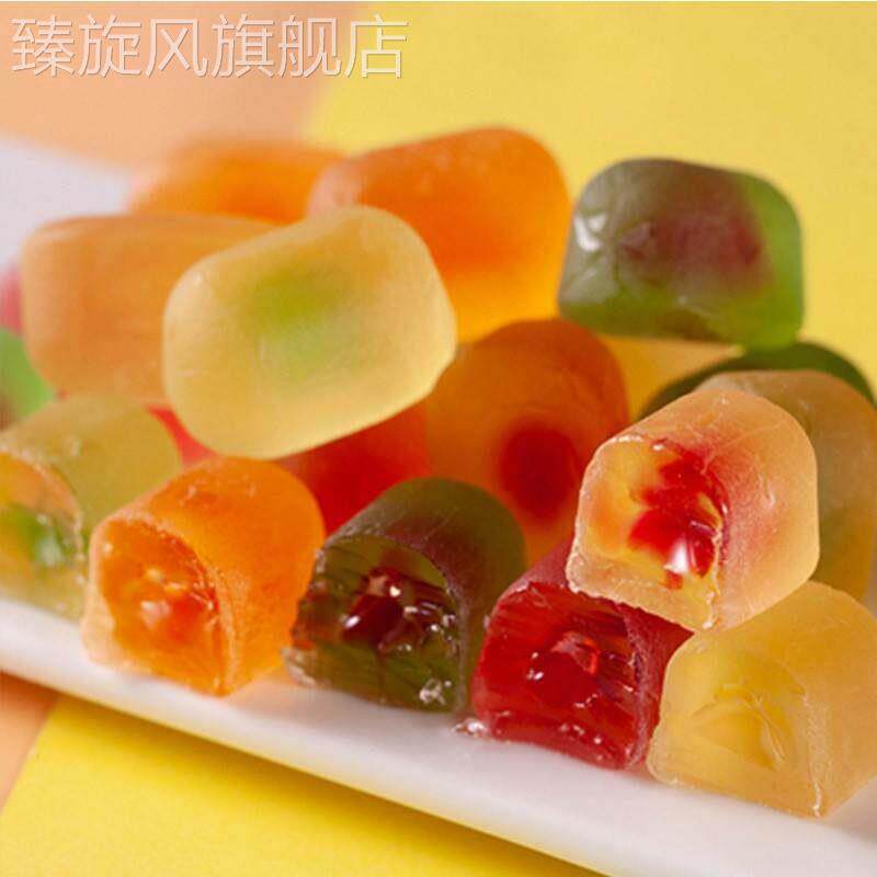 小蜜蜂俄罗斯进口水果味果汁夹心软糖结婚喜糖散装网红零食品年货