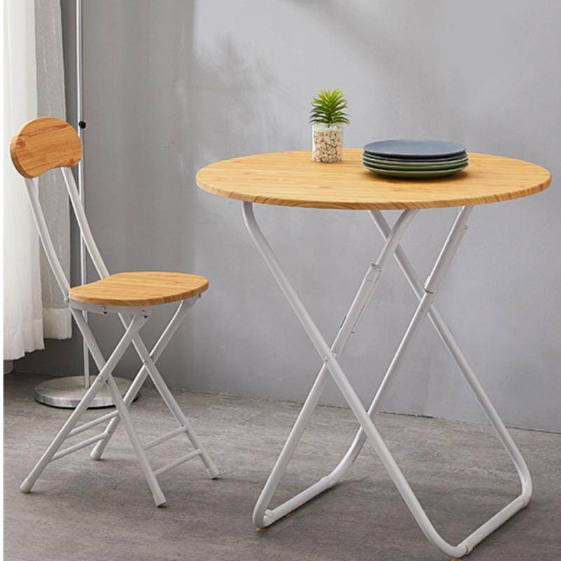 方形折叠桌户外摆摊桌椅 简易圆桌办公桌租房电脑桌小户型餐桌