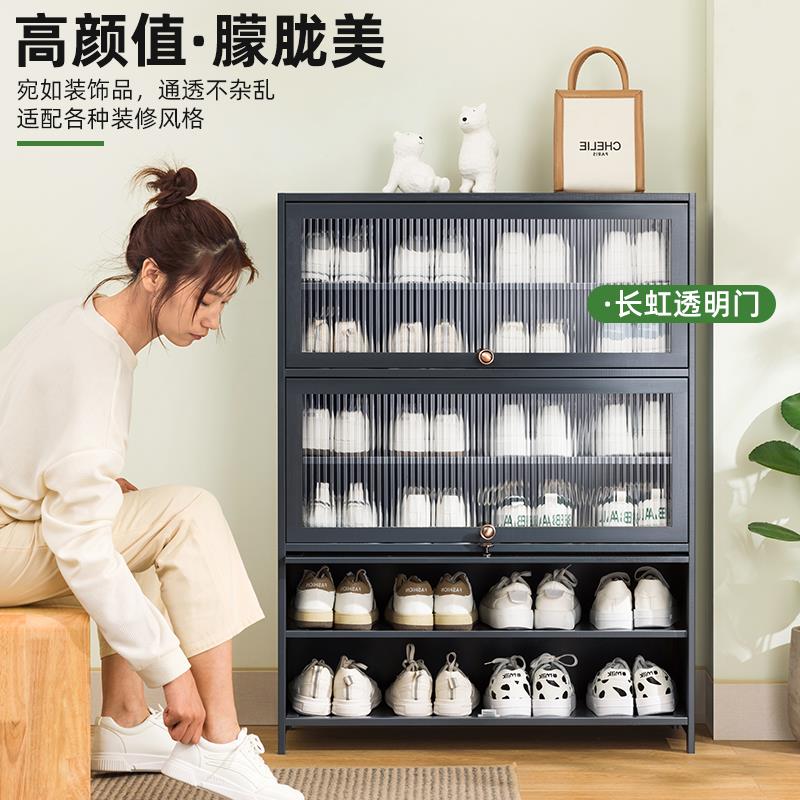 5YA1鞋柜家用门口鞋架子简易收纳省空间入户经济型宿舍防尘出