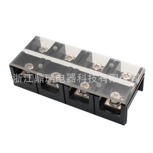 (TC-3004)(300A4P)固定式大电流接线端子 阻燃接线排胶木加厚铜件