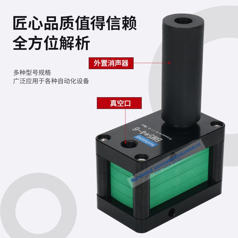 真空发生器 WED35 方形组合型ABM5-5-4多层复合PBM10*2 3 5 6 7 8