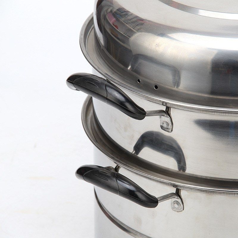 厨宝加厚不锈钢二层汤锅带蒸笼汤锅24-32cm蒸锅蒸煮多用锅,厨房/烹饪用具,蒸锅/蒸桶,淘宝优惠券,粉丝福利购,淘宝优惠卷