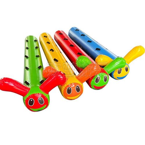 趣味充气毛毛虫竞速亲子儿童龙舟幼儿园体智能拓展训练运动会道具