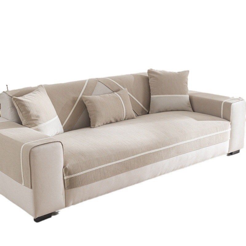 2024新款纯色雪尼尔沙发垫四季通用轻奢防滑坐垫子套罩盖布靠背巾,居家布艺,沙发套,淘宝优惠券,粉丝福利购,淘宝优惠卷