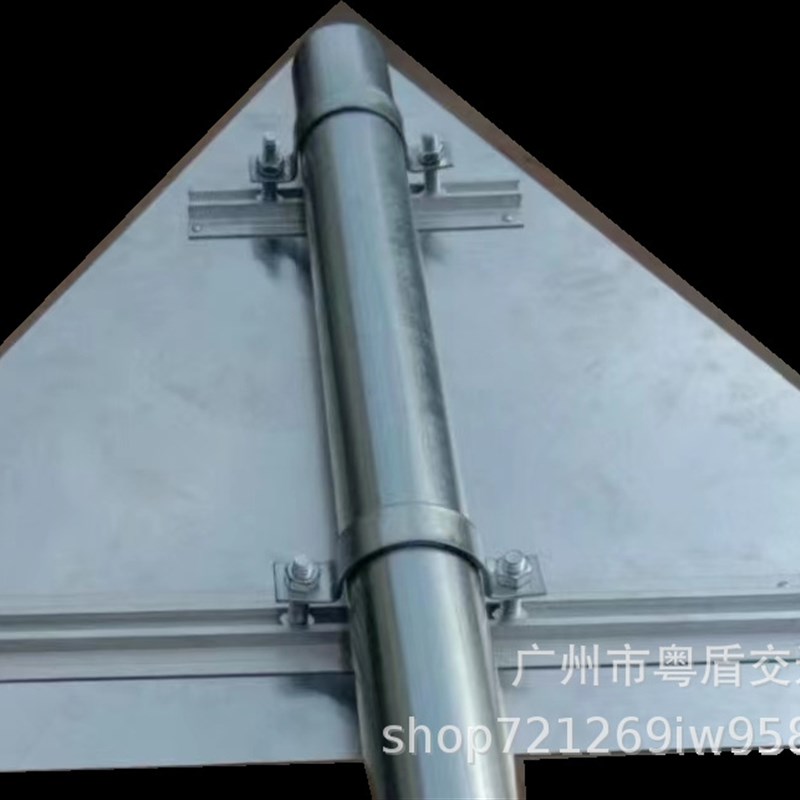 粤盾标杆生产,镀锌钢管标志牌立柱 标志杆 标牌杆件 立杆