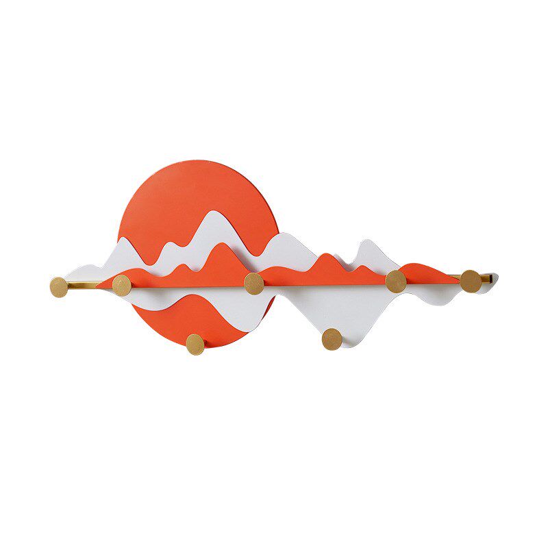 挂钩一排免打孔进门玄关衣帽架壁挂墙壁式轻奢高级创意装饰挂衣钩