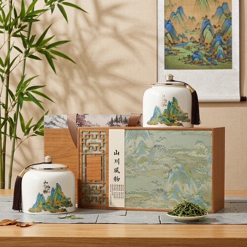 山川风物新茶明前龙井茶叶礼盒装