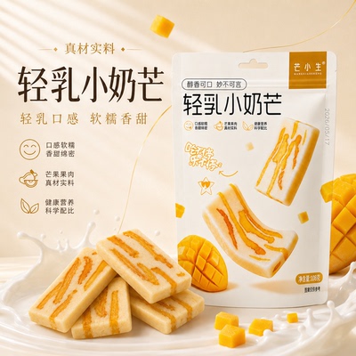 芒小生轻乳小奶芒芒果奶糕