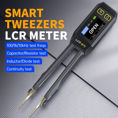 FNIRSI LCRST1 Mini Smart Tweezer LCR SMD ESR Tester