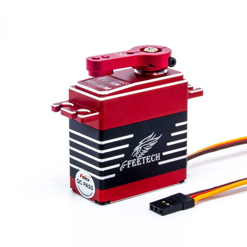 FEETECH飞特25KG大扭力金属钢齿180度FT5825M车模攀爬车数字舵机
