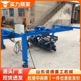 全自动轨道式行架刻纹机 自行走悬架路面压纹机 5米路面刻纹设备