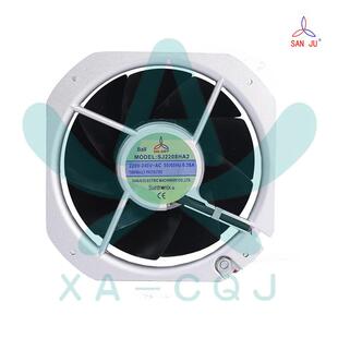 原装三巨SJ2208HA2 220V 0.38A 22580银色 变频器 控制柜轴流风机