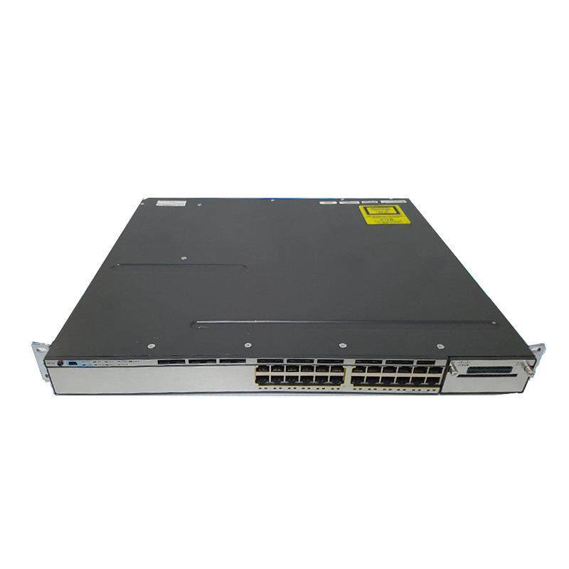 cis思co科 WS-C3750X-24U-E 三层24口全千兆交换机