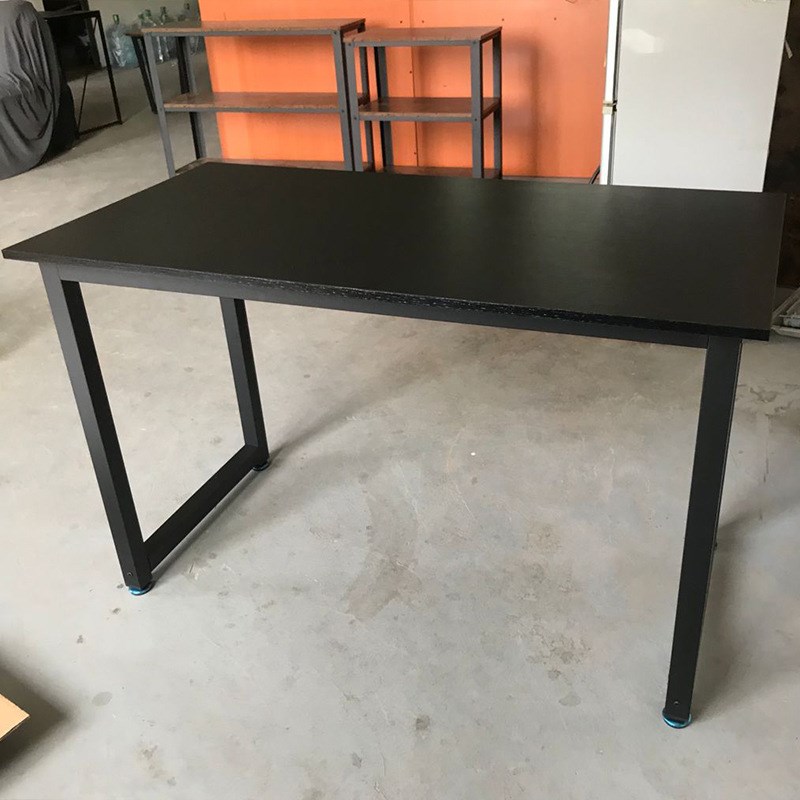 钢木简约家用书桌写字学习办公会议桌简易电脑桌台式笔记本桌