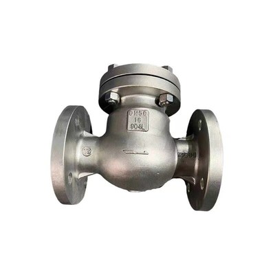 904L耐腐蚀旋启式法兰止回阀  逆止阀 单向阀  904L不锈钢止回阀