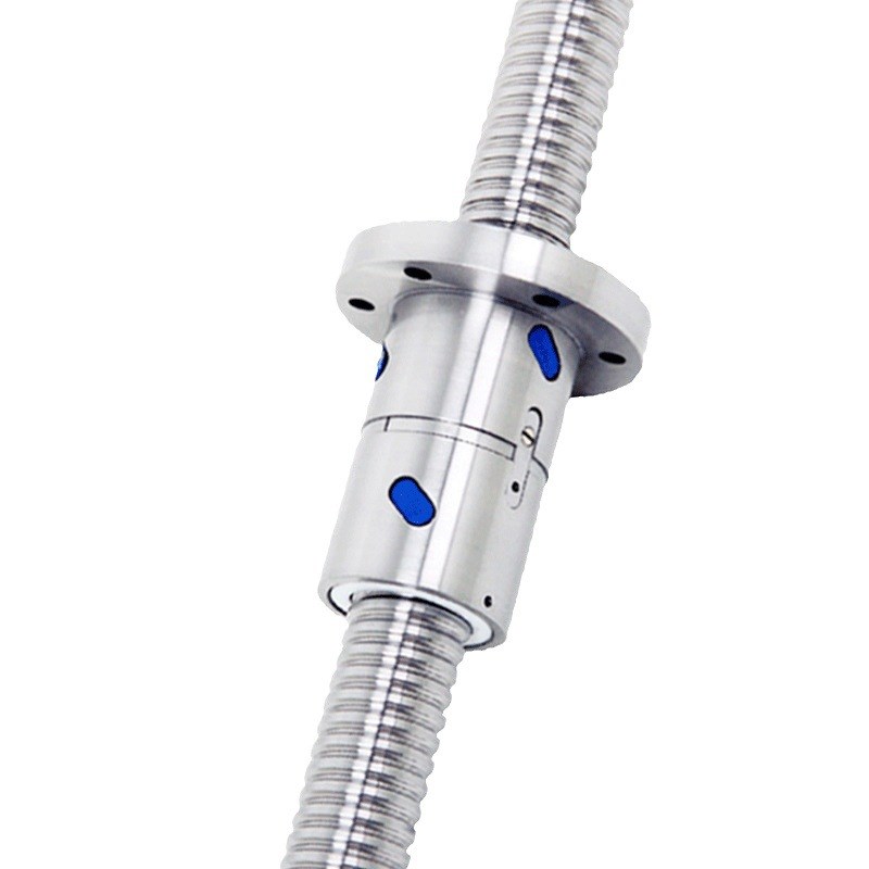 正反扣不锈钢传动丝杆副 45号钢高精度行星滚珠丝杠螺母套组