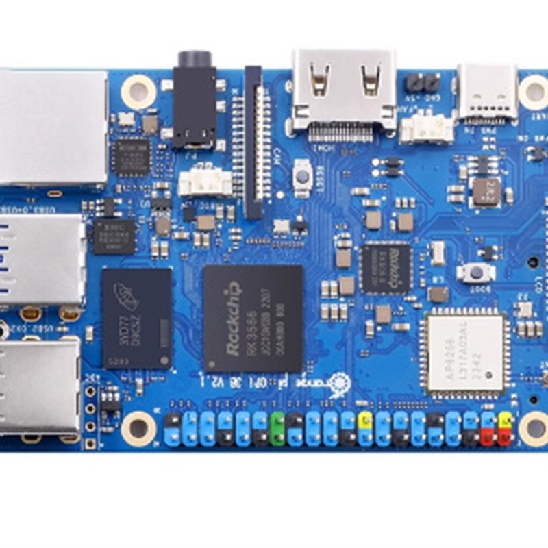 香橙派 OrangePi 3B RK3566芯片 四核 64位处理器