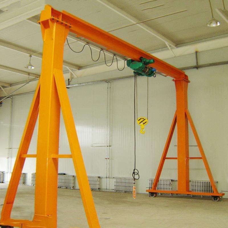 厂家供应手推小龙门 小型起重机微型龙门吊迷你小门机 移动小吊机