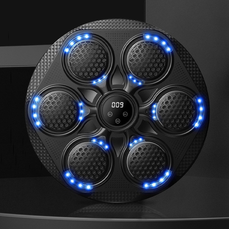 智能音乐拳击机家用成人墙靶儿童打击反应室内电子靶散打训练器材