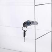 尚德仕三层透明亚克力带锁展柜非组装 台面防尘保护展柜及收藏柜