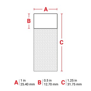 贝迪BRADY白色 THT 427 半透明自覆膜线缆冻存管标签 117