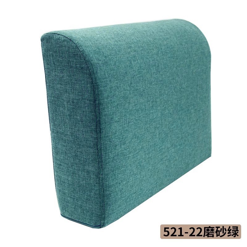 定做棉麻沙发靠垫1+2+3木质新中式高密度硬海绵沙发腰靠枕靠背垫