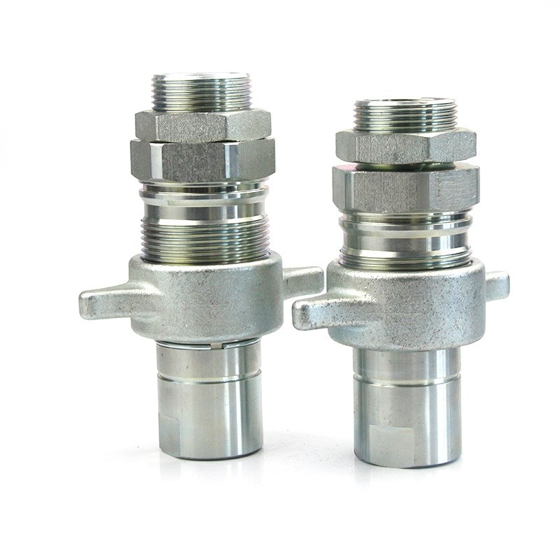 LC螺纹锁紧式装载车液压快速接头 海沃自卸车液压油缸快速接头