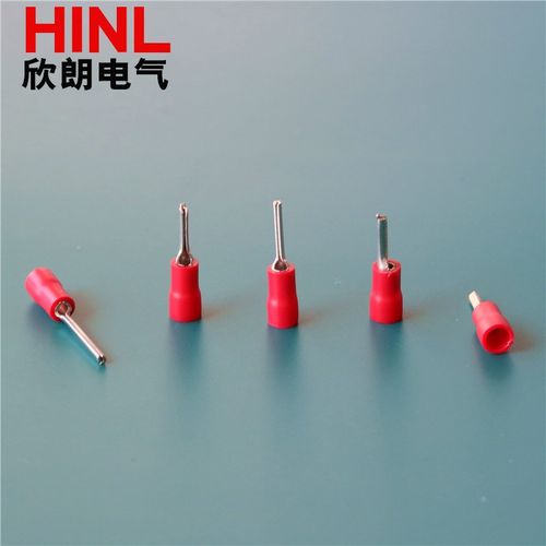 针形预绝缘端子PTV1.25-10冷压接线端头1.25-12插针型线耳1.25-18