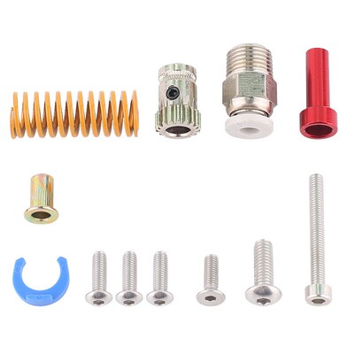 3d打印机配件 双滑轮挤出机 红色CR-10S PRO Ender-3 Btech送料机