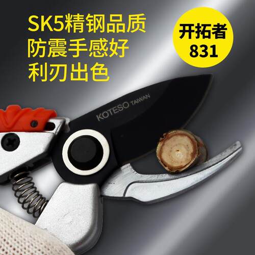 KOTESO开拓者KT831 园艺工具 手剪 果园修枝剪 园林剪 果树剪