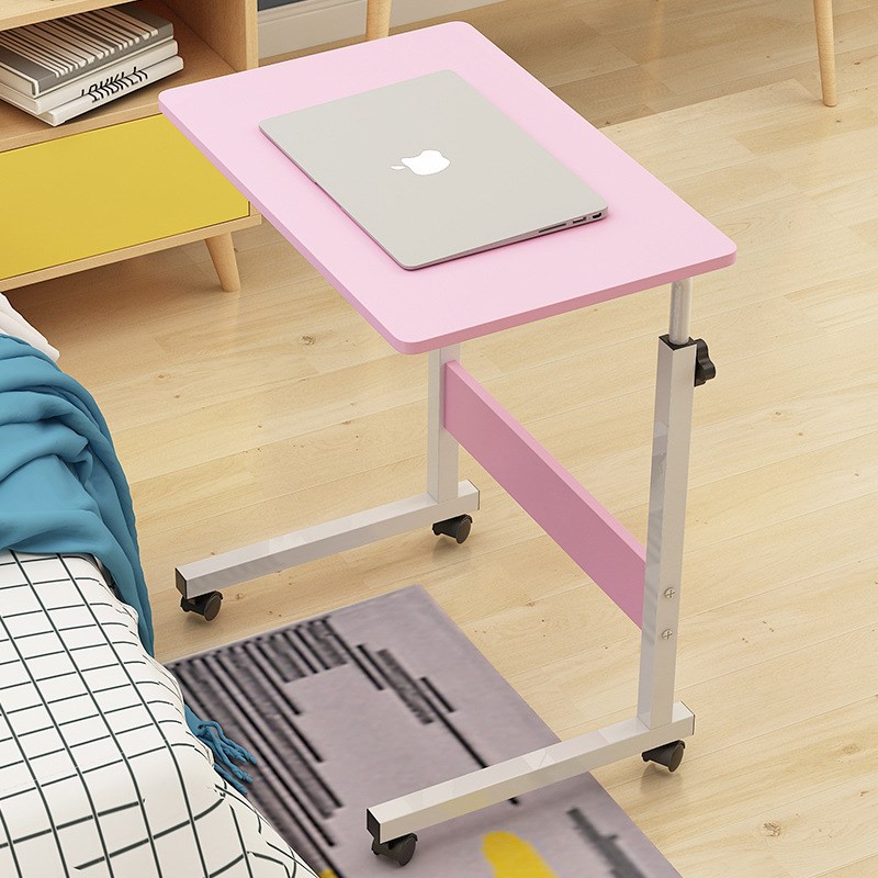 香江办公简易升降笔记本电脑桌懒人床上用书桌简约移动床边电脑桌