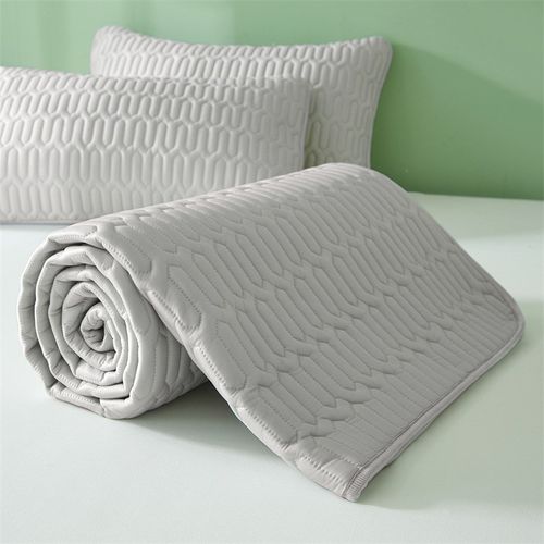 夏季天然乳胶冰丝凉席三件套纯色空调席可水洗宿舍软凉席直播