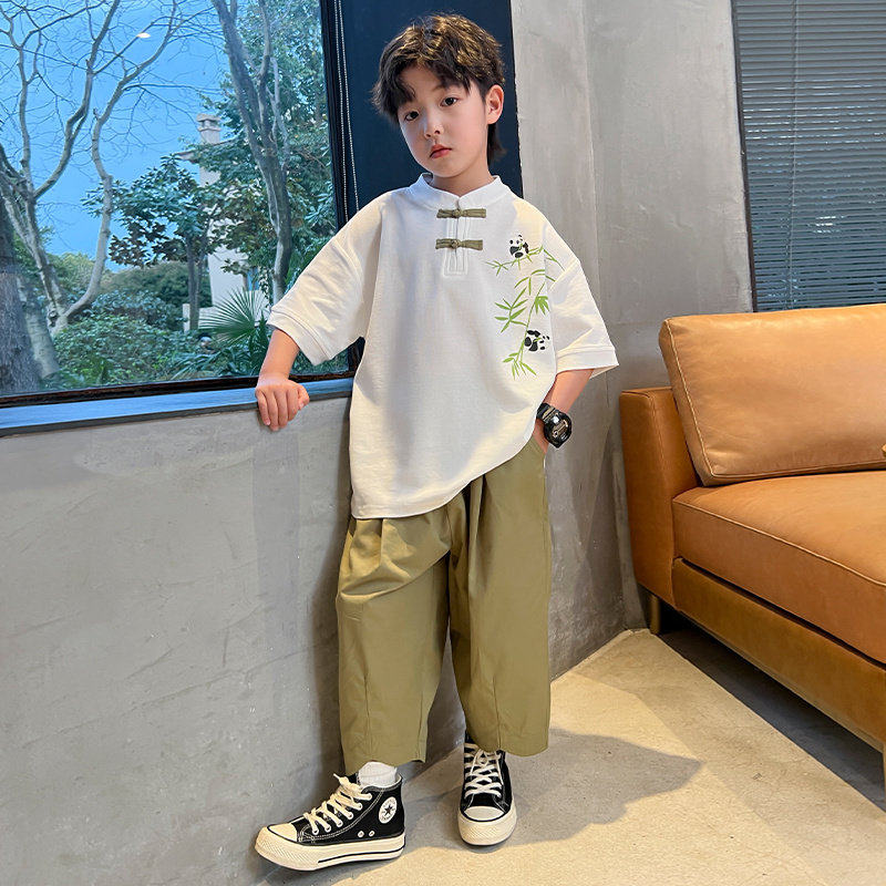 男童汉服套装夏款2026新款中大童古装儿童夏季薄款日常中国式唐装