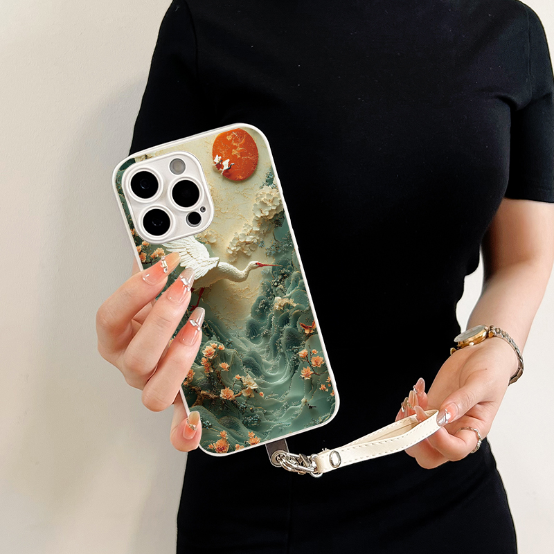 斜挎+手提手机壳高级网红