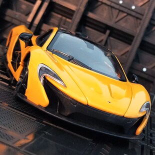 24迈凯伦p1o跑车合金汽车模型McLaren金属赛车摆件礼物收藏 仿真1