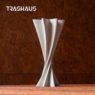 TRASHAUS｜轻奢花瓶 NING 回收材料3D打印 高颜值家居摆件 可储水