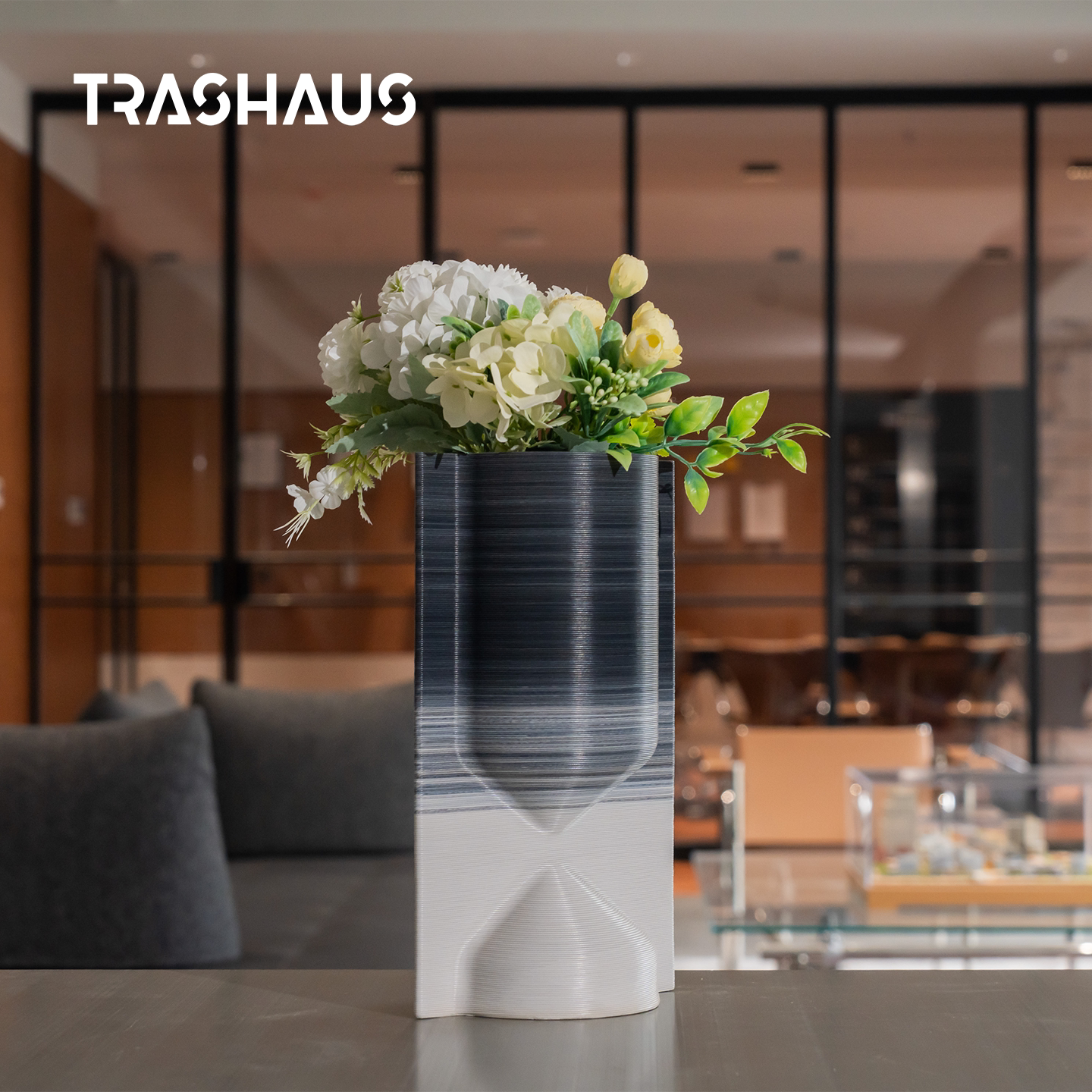 TRASHAUS｜3D打印再生花器摆件