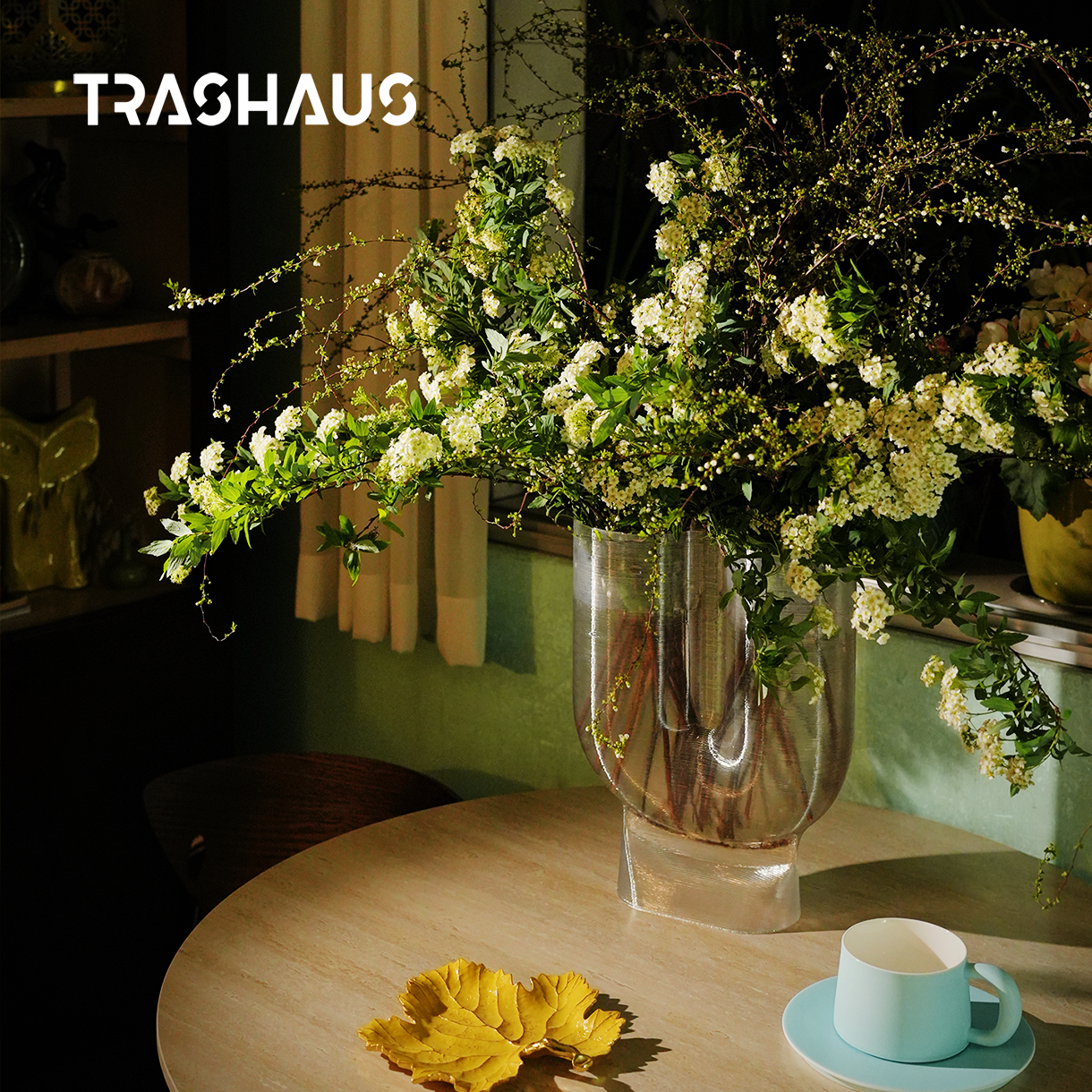 TRASHAUS 轻奢设计花瓶 YOOU 3D打印 客厅艺术摆件 可储水