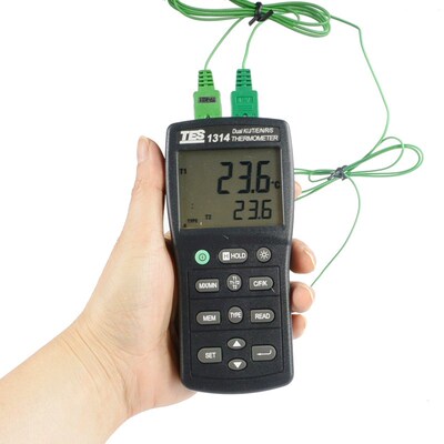 TES-1311A/1312/1313/1314/1315/1316工业用k型热电偶测温仪