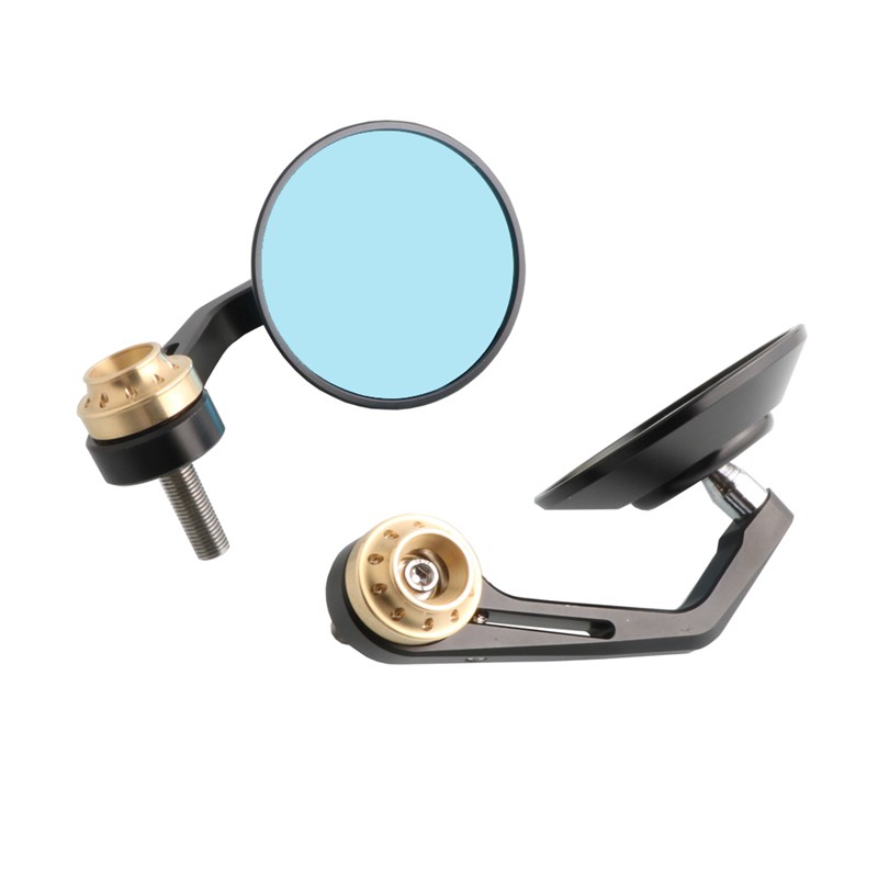 适用凯旋摩托车三叉戟660 765RS改装复古后视镜T120 T100手把圆镜