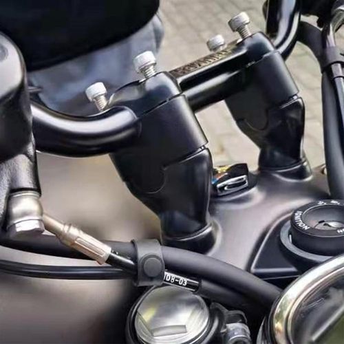 适用于凯旋bobber  小攀爬E 改装车把加高码车把增高后移