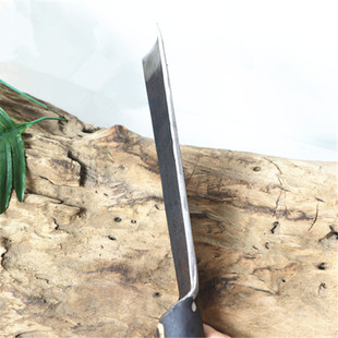 凹口花锹种花栽树挖铲子园艺工具高硬度树锻打钢锹头弧形带柄铁锹