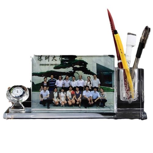 同学聚会毕业纪念品水晶相框摆件照相片笔筒创意实用相框摆台