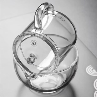 耐热玻璃标准叶茶绿感具审评杯碗茶具品鉴杯评茶用官盖碗评审套装